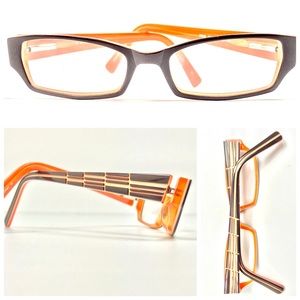 MARCHON Eyeglasses Frames M-209 Brown/Orange